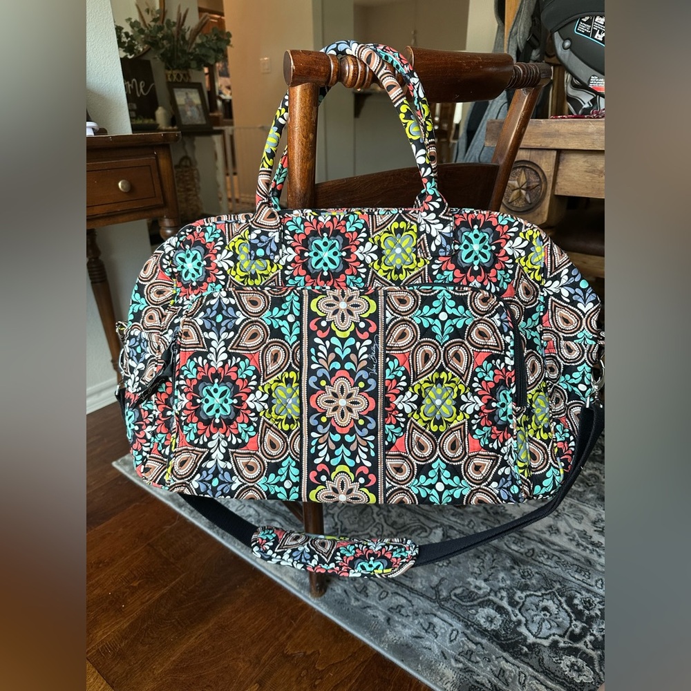 Vera Bradley Sierra Floral Paisley Weekender - NWOT